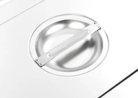 Capace pentru tavă GN 1/1, 2 buc., oțel inoxidabil - 5/5