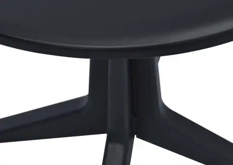 Masă de grădină, antracit, 70 cm, plastic - 3/5