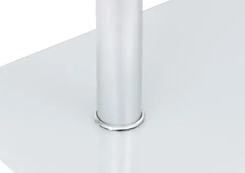 Masă laterală formă U transparent 45x30x58 cm sticlă securizată - 5/5