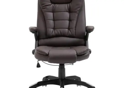 Scaun de birou, maro, piele ecologică - 2/5