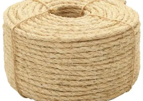 Frânghie, 250 m, sisal 100%, 6 mm