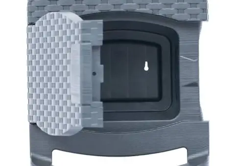 Tambur de furtun de grădină montat pe perete antracit plastic - 3/3