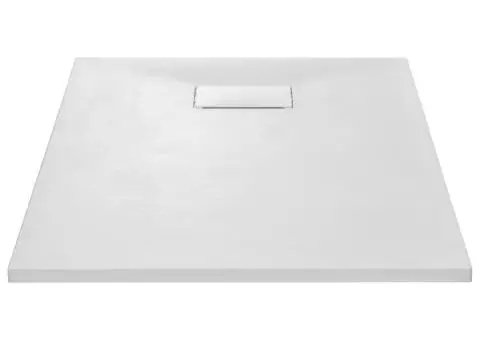 Cădiță de duș, alb, 100 x 70 cm, SMC - 3/5