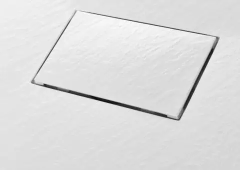 Cădiță de duș, alb, 100 x 70 cm, SMC - 5/5