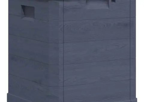 Ladă de depozitare pentru grădină, antracit, 90 L - 3/5