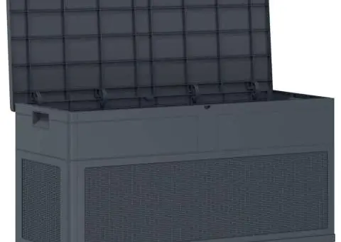 Ladă de depozitare de grădină, antracit, 320 L - 4/5