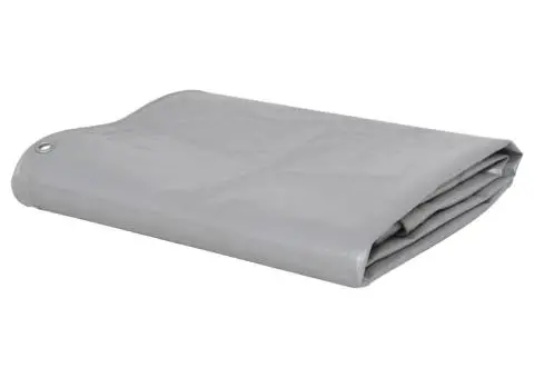 Prelată, gri, 1,5 x 20 m, 650 g / m² - 1/5