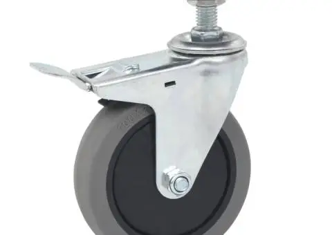 Cărucior bucătărie pentru 16 tăvi, 38x55x163cm, oțel inoxidabil - 5/5