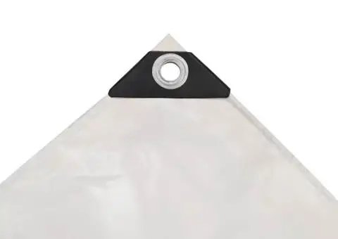 Prelată, alb, 5 x 6 m, 650 g/m² - 3/5