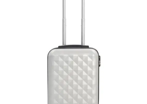 Valiză cu carcasă rigidă, argintiu strălucitor, ABS - 2/5