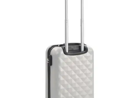 Valiză cu carcasă rigidă, argintiu strălucitor, ABS - 3/5