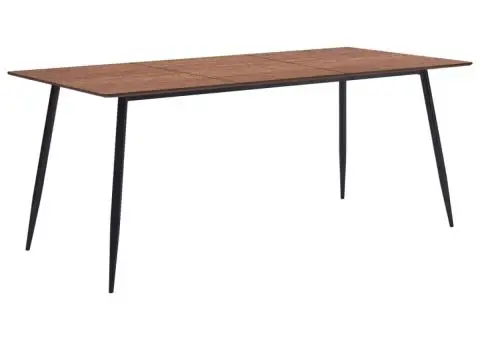 Masă de bucătărie, maro, 200x100x75 cm, MDF - 1/5