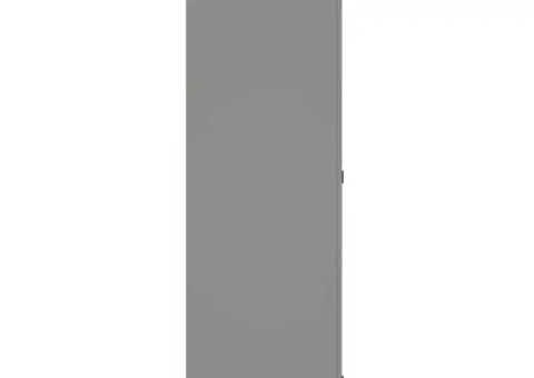 Șifonier, gri, lemn de pin mexican, 2 uși, gama Corona - 4/5