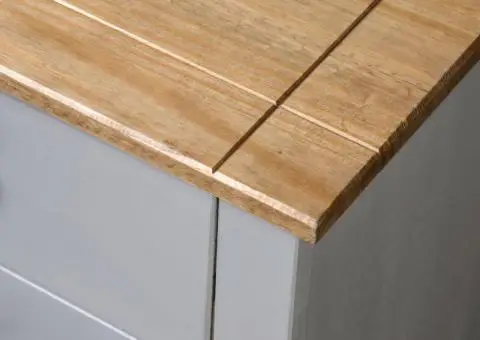 Dulap lateral, gri, 80 x 40 x 73 cm, gama pin de Panama - 5/5