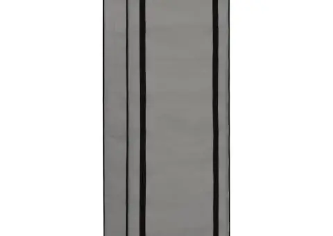 Pantofar cu husă, gri, 57 x 29 x 162 cm, material textil - 3/5