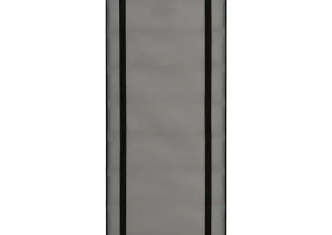 Pantofar cu husă, gri, 57 x 29 x 162 cm, material textil - 4/5