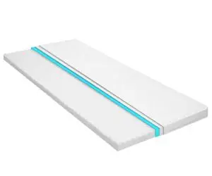 vidaXL Topper de saltea, profil tip ou cu spumă rece, 6 cm, 90x200 cm