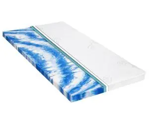 vidaXL Topper saltea, spumă gel, 7 cm, 90 x 200 cm