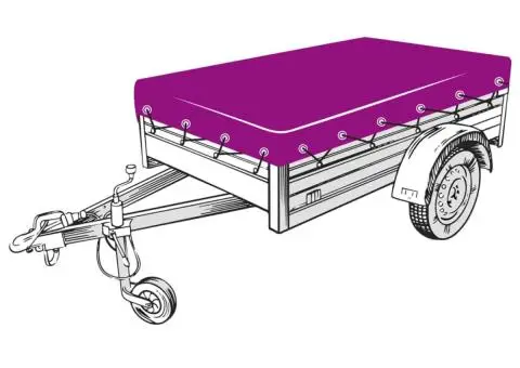 Plasă de remorcă, negru, 2,5 x 3,5 m, HDPE - 3/5