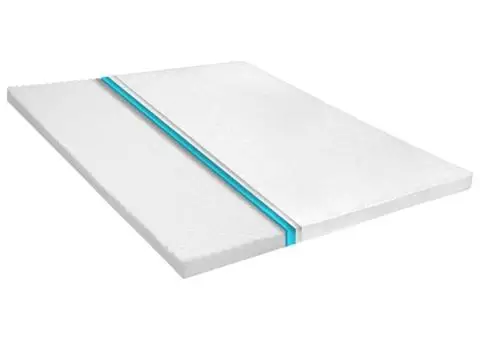 Topper saltea, profil tip ou cu spumă rece, 6 cm, 180x200 cm - 1/5