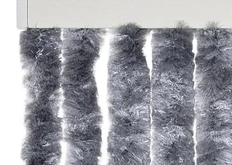 Perdea pentru insecte, argintiu, 90x220 cm, Chenille - 4/5