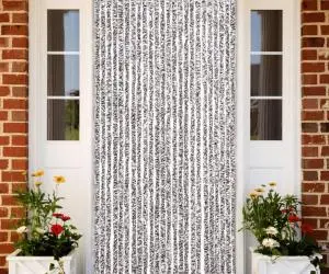 vidaXL Perdea pentru insecte, maro și bej, 100x220 cm, Chenille