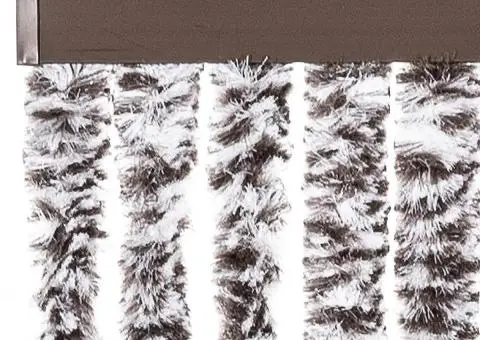 Perdea pentru insecte, maro și bej, 100x220 cm, Chenille - 4/5