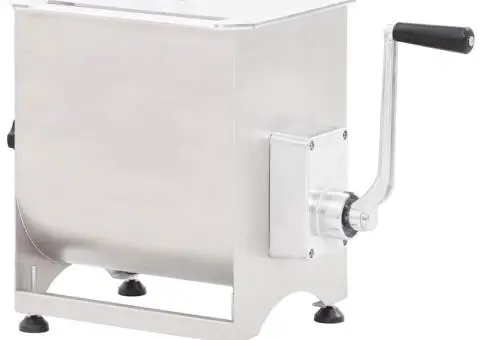 Malaxor de carne cutie de viteze, argintiu, oțel inoxidabil - 3/5