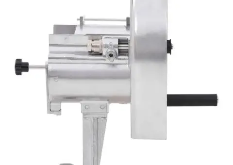 Tăietor manual de legume, argintiu, 22 x 44,5 cm, aluminiu - 4/5