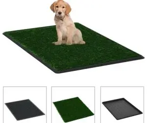 vidaXL Toaletă animale companie tavă & gazon artificial 76x51x3cm WC