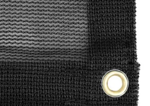 Plasă de remorcă, negru, 2 x 3 m, HDPE - 5/5