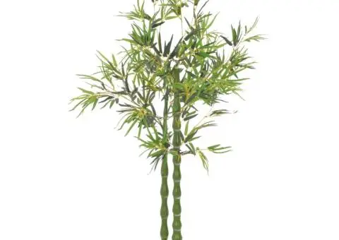 Plantă artificială bambus cu ghiveci, verde, 160 cm