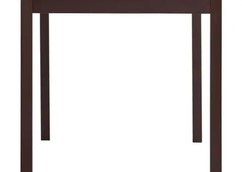 Masă de bucătărie, maro închis, 140 x 70 x 73 cm, lemn de pin - 3/5