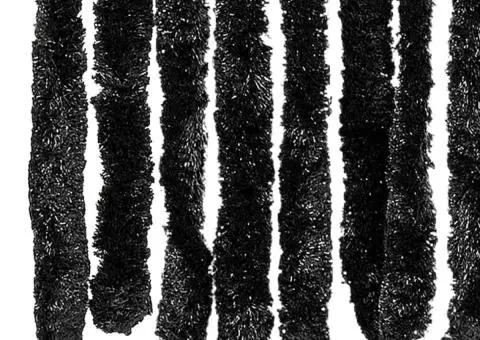 Perdea pentru insecte, antracit, 100x220 cm, Chenille - 5/5