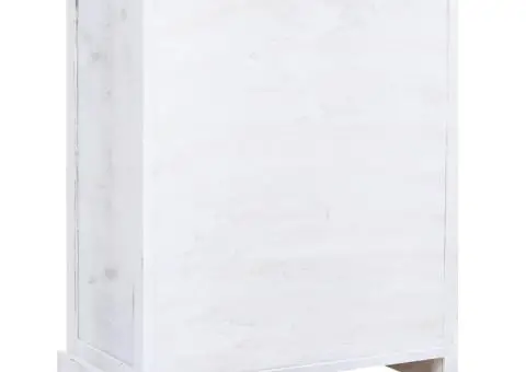 Dulap cu sertare, alb, 60x30x75 cm, lemn - 5/5