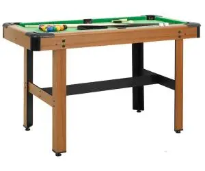 vidaXL Masă de biliard, maro, 122 x 61 x 76 cm