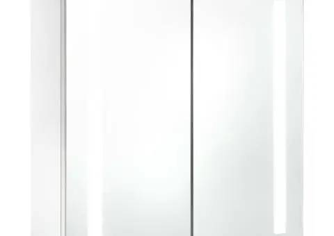 Dulap de baie cu oglindă și LED, 60 x 14 x 62 cm - 2/5