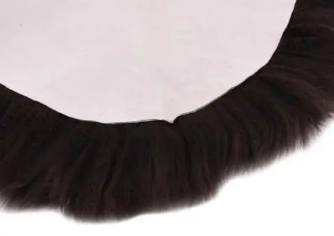 Covor din piele de oaie, maro, 60 x 180 cm - 3/4