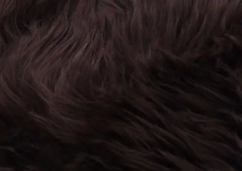 Covor din piele de oaie, maro, 60 x 180 cm - 4/4