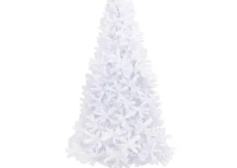 Brad de Crăciun artificial, alb, 300 cm - 2/5