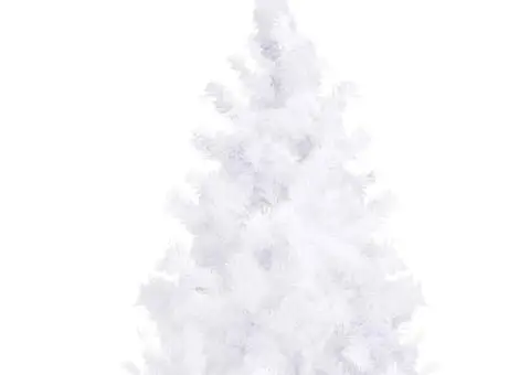 Brad de Crăciun artificial, alb, 300 cm - 4/5