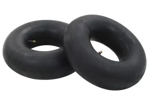 Camere pentru roată de roabă, 2 buc., 15x6.00-6, cauciuc - 1/5