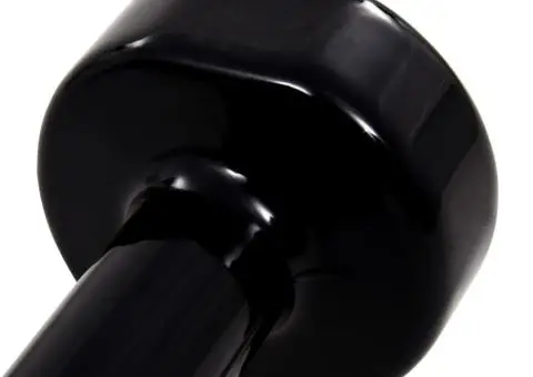 vida XL Gantere, 2 buc.,2x5 kg, fontă, negru - 5/5