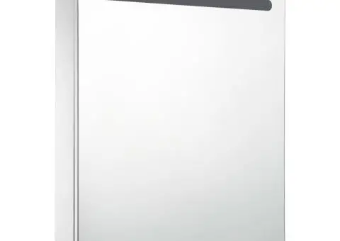 Dulap de baie cu oglindă și LED-uri, 68 x 9 x 80 cm - 3/5