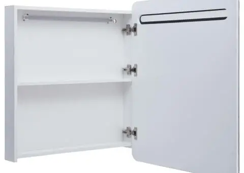 Dulap de baie cu oglindă și LED-uri, 68 x 9 x 80 cm - 5/5