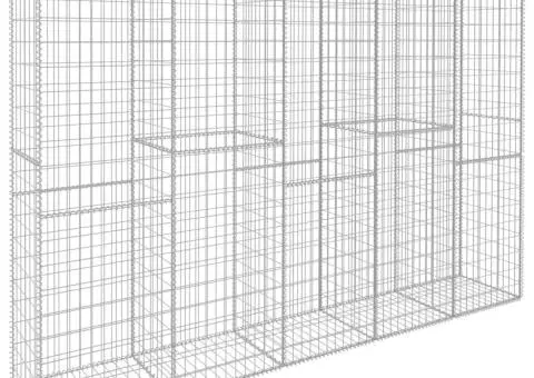 Perete gabion cu capace, 300 x 50 x 200 cm, oțel galvanizat - 2/5