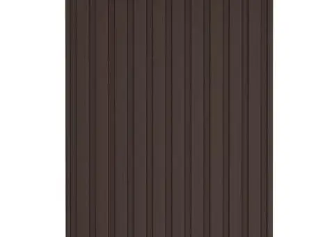 Șopron de grădină, maro, 205 x 129 x 183, oțel galvanizat - 5/5