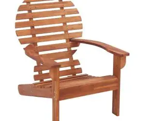 vidaXL Scaun Adirondack, lemn masiv de acacia