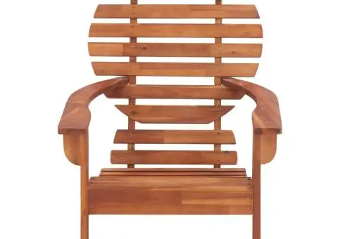 Scaun Adirondack, lemn masiv de acacia - 2/5