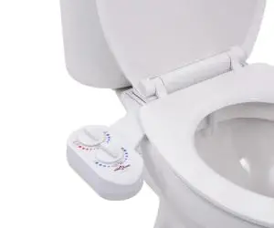 vidaXL Accesoriu bideu pentru capac WC, apă rece & caldă, o duză
